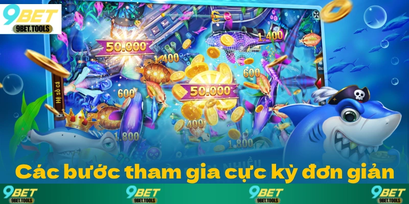 Các bước tham gia cực kỳ đơn giản và dễ dàng.