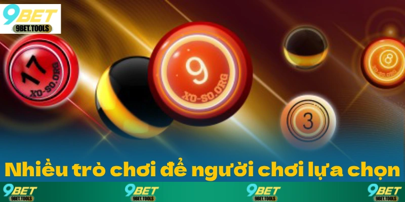 Nhiều trò chơi để người chơi tha hồ lựa chọn và tham gia